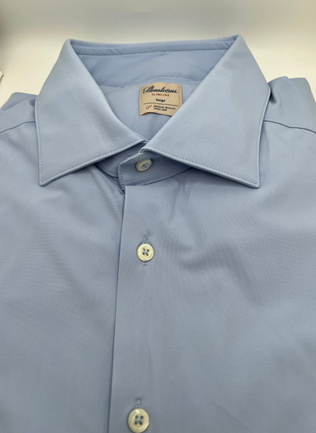Stenströms Light Blue Jersey Shirt