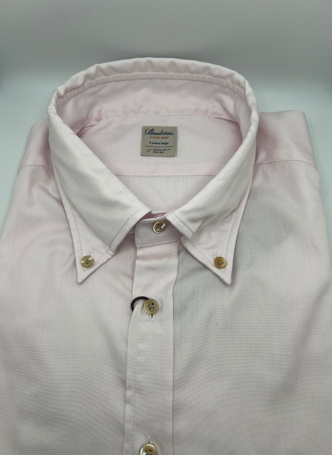 Stenströms Light Pink Oxford Shirt