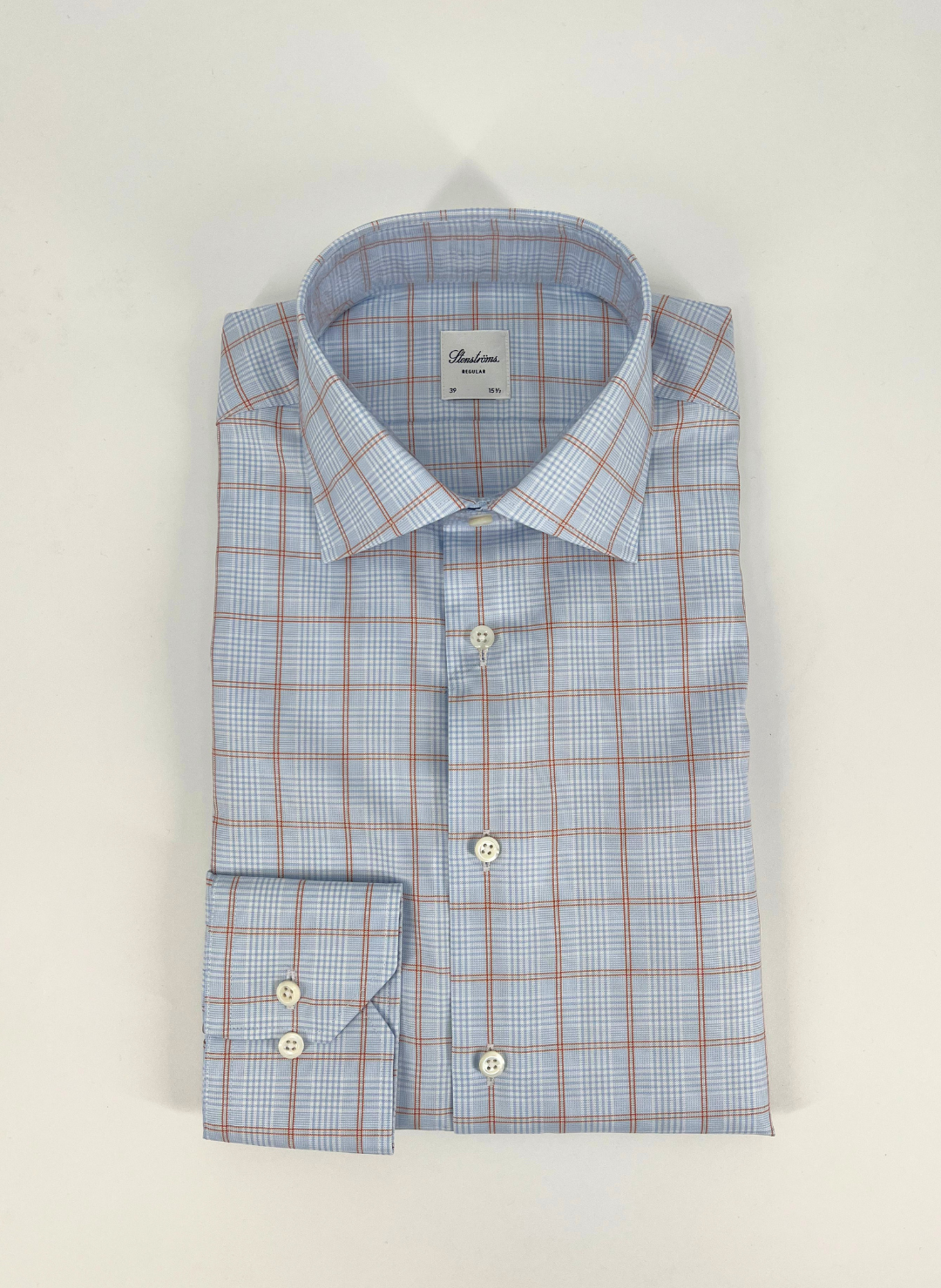 Orange Check Shirt