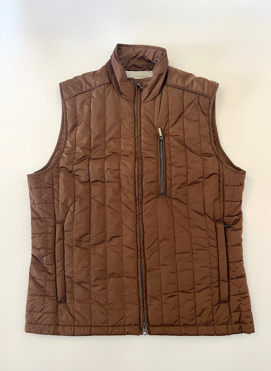 Stenströms Brown Quilted Vest