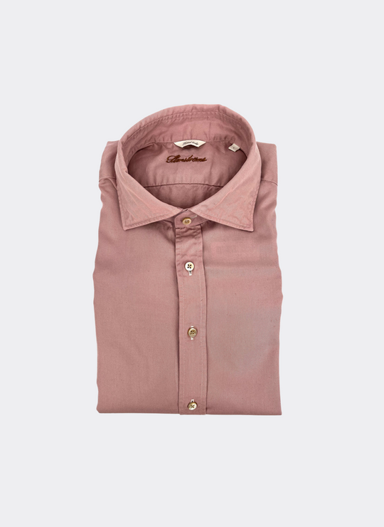 Stenströms Light Pink Twill Shirt