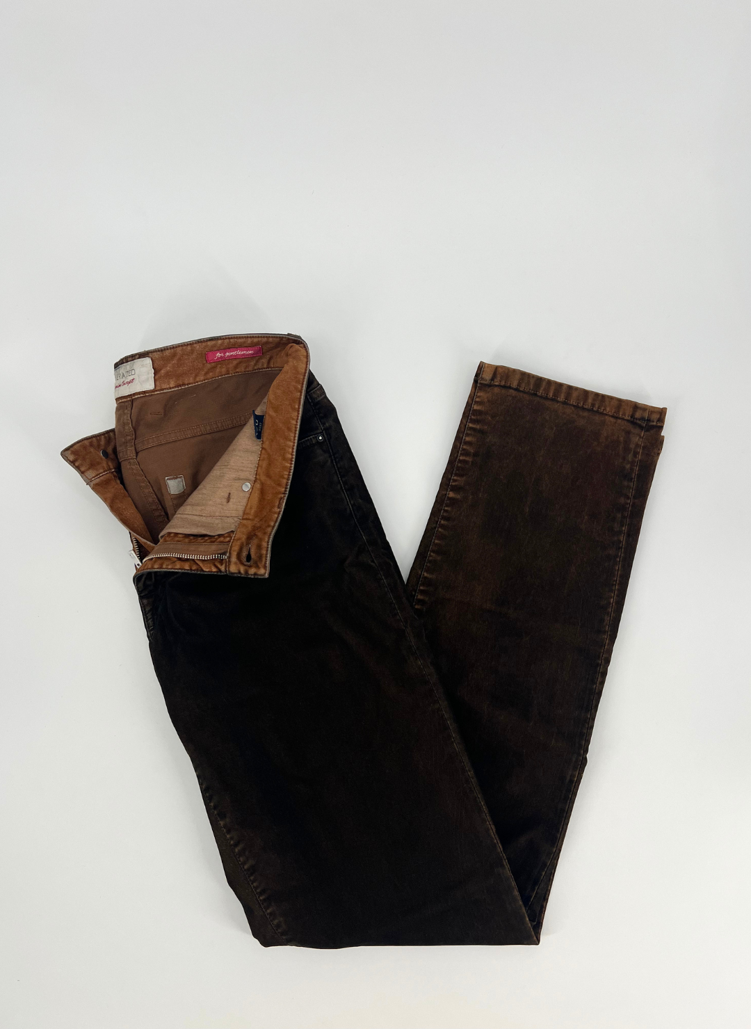 Tucson Flocked Denim In Ruggine