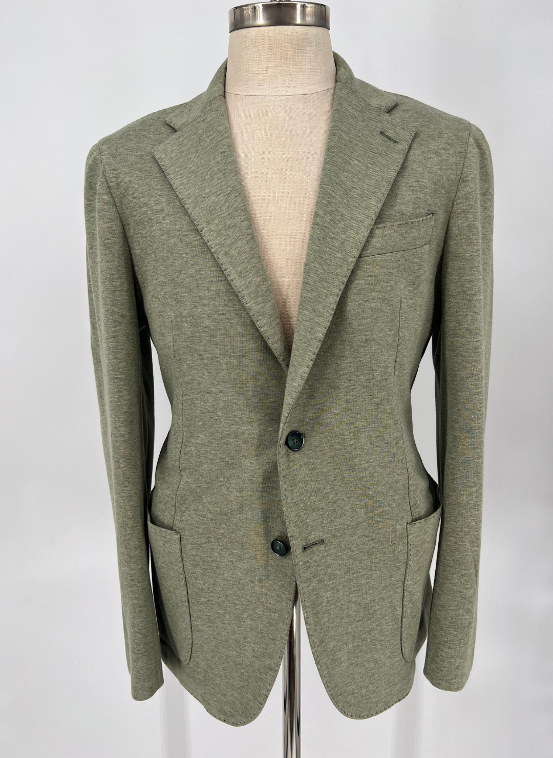 Green Knit Soft Jacket