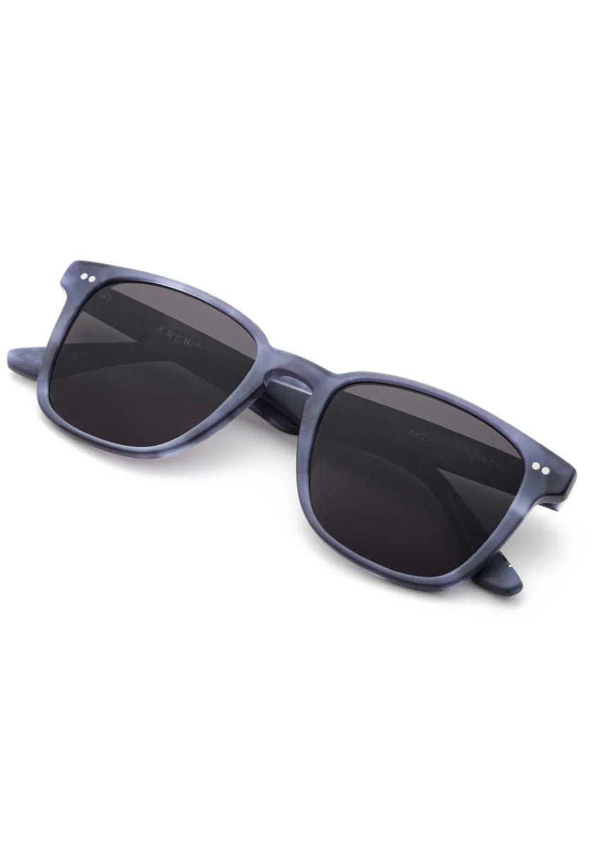 Krewe Vindel Sunglasses In Matte Denim
