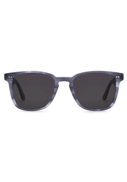 Krewe Vindel Sunglasses In Matte Denim
