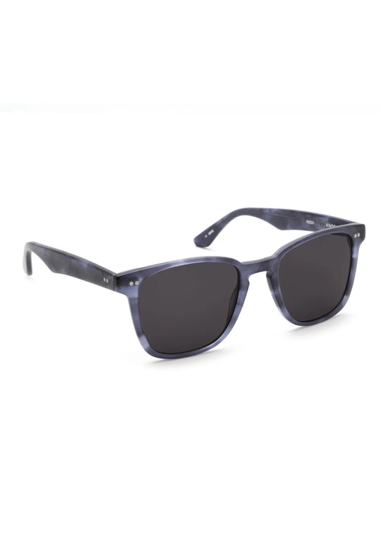 Krewe Vindel Sunglasses In Matte Denim