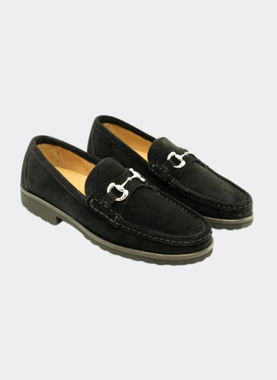 The Oxford Shop Wharton Bit Loafer In Black