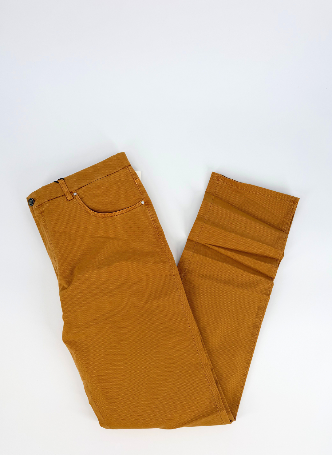 Cotton 5-Pocket Pant in Mustard