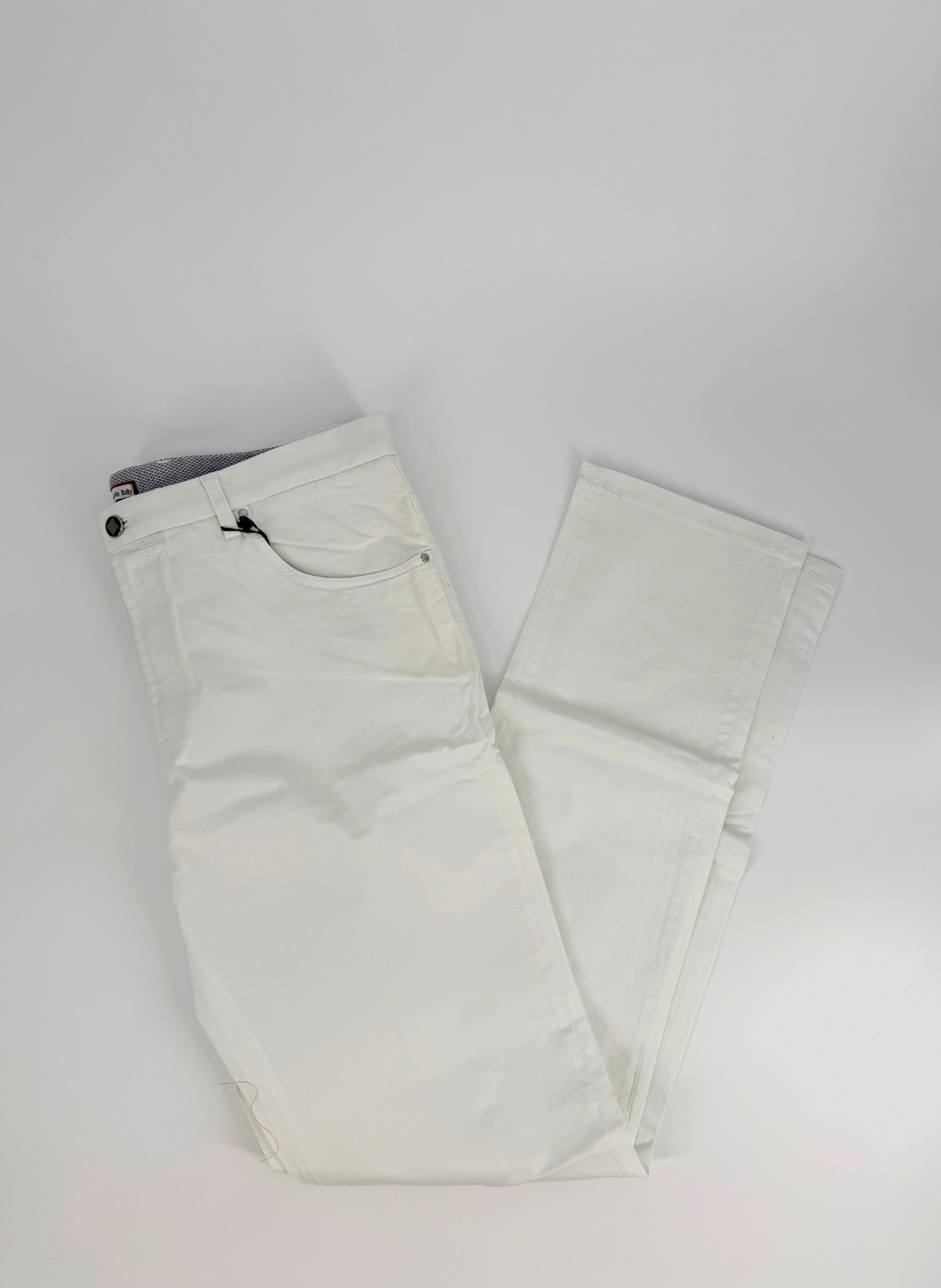 Cotton 5-Pocket Pant in White