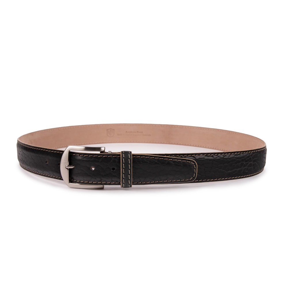 L.E.N. American Bison - Black w/ Tan Stitching