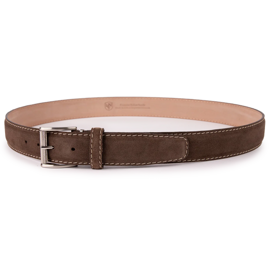 L.E.N. Italian Suede - Chocolate w/ Beige