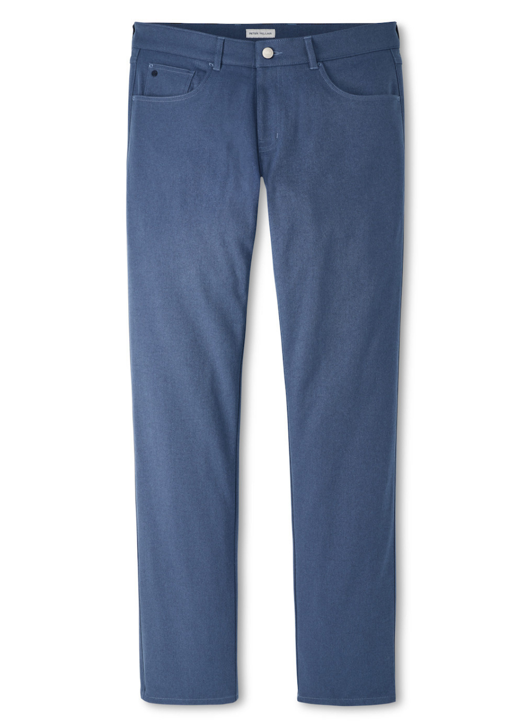 Eb66 Melange Performance Five-Pocket Pant In Soft Navy
