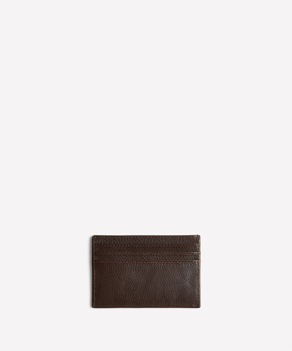 Slim Card Case No. 204 In Vintage Walnut Leather