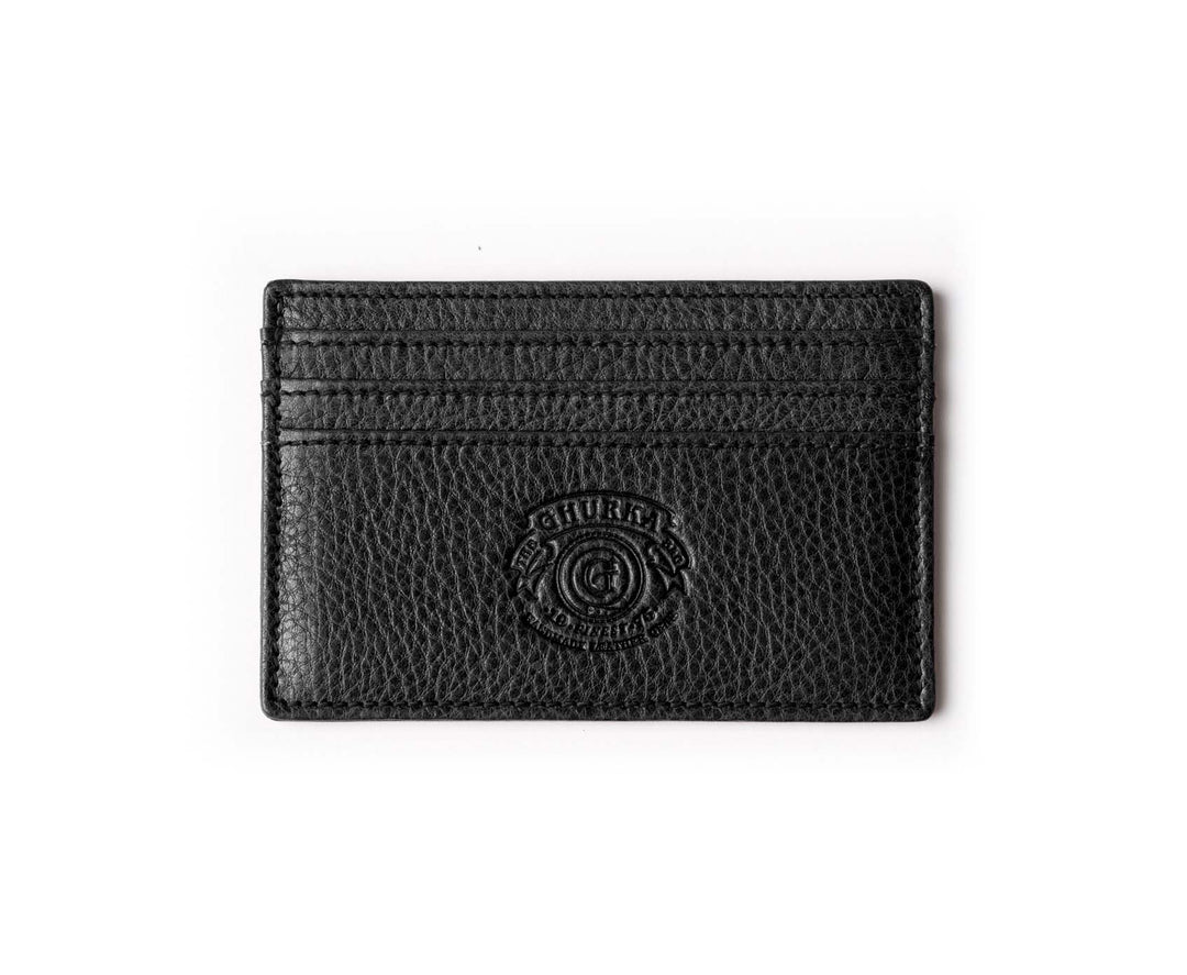 Ghurka Slim Credit Card Case No. 204 In Vintage Black