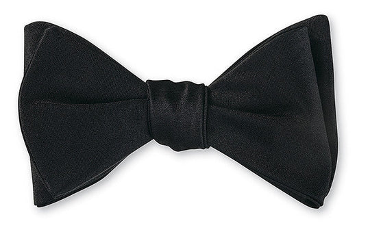 R. Hanauer Formal Black Bow Tie - Pre Tied