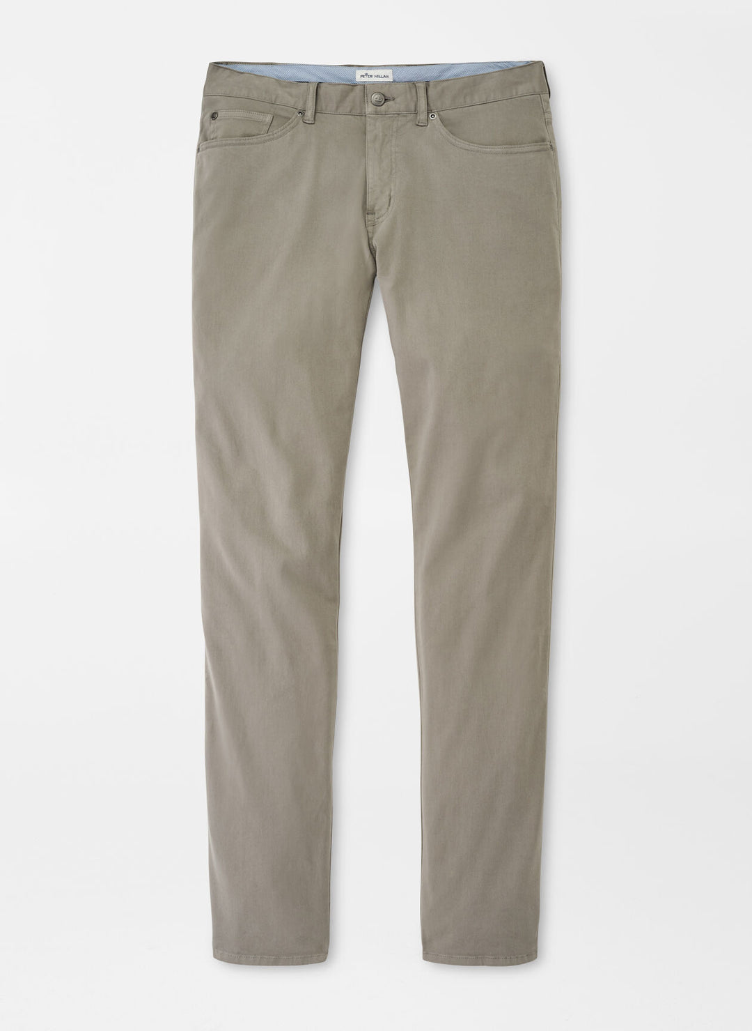 Peter Millar Ultimate Sateen Five-Pocket Pant In Gale Grey