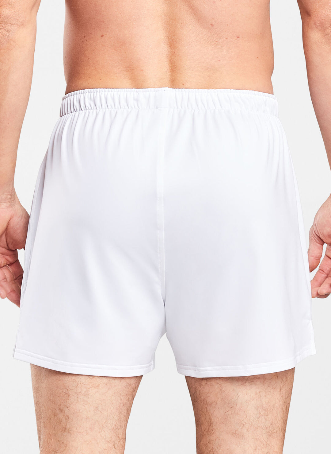 Peter Millar Bold Stretch Jersey Boxer In White