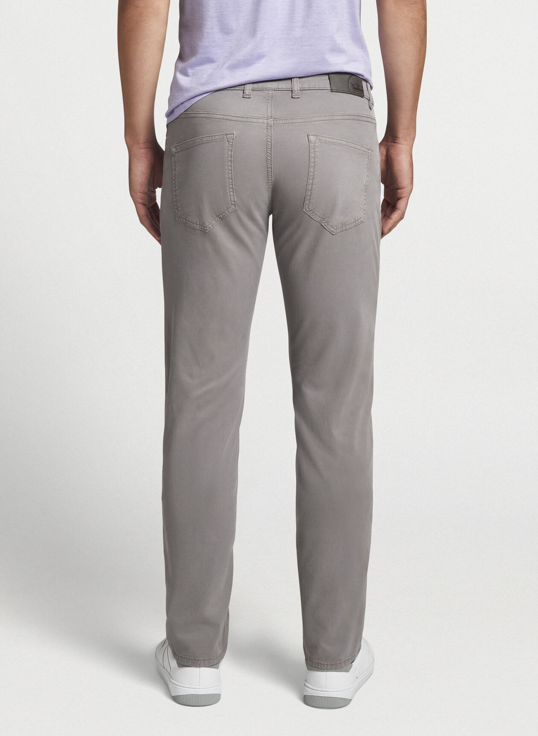 Peter Millar Wayfare Five-Pocket Pant In Nickel