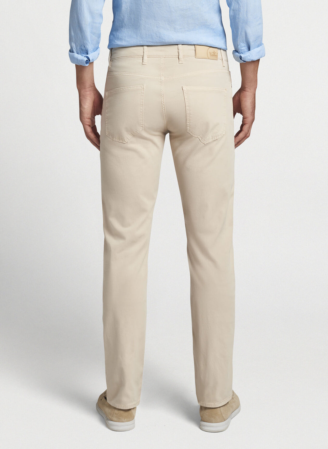 Peter Millar Wayfare Five-Pocket Pant In Stone