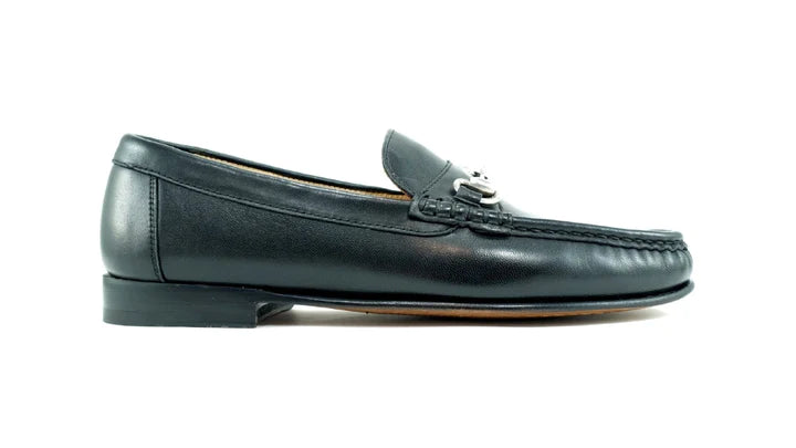 The Oxford Shop Snaffle Loafer In Black
