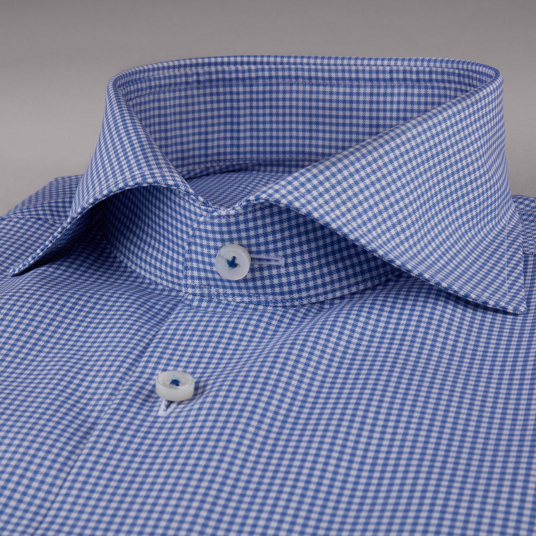 Stenströms Blue Checked Woven Shirt